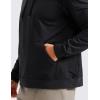 imageCRZ YOGA Cloud Jersey Mens Pullover Hoodie Casual Workout Long Sleeve Basic Hooded Sweatshirt with PocketBlack