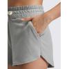 imageCRZ YOGA Cloud Jersey Sweat Shorts Women 3 High Waisted Dolphin for Casual Athletic Lounge with PocketsSterling