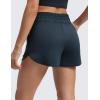 imageCRZ YOGA Cloud Jersey Sweat Shorts Women 3 High Waisted Dolphin for Casual Athletic Lounge with PocketsTrue Navy