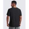 imageCRZ YOGA Cloudweight Mens Workout Comfy TShirts Lightweight Moisture Wicking Athletic Casual Short Sleeve Crew Neck ShirtBlack