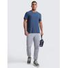 imageCRZ YOGA Cloudweight Mens Workout Comfy TShirts Lightweight Moisture Wicking Athletic Casual Short Sleeve Crew Neck ShirtElectric Blue