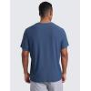 imageCRZ YOGA Cloudweight Mens Workout Comfy TShirts Lightweight Moisture Wicking Athletic Casual Short Sleeve Crew Neck ShirtElectric Blue