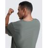 imageCRZ YOGA Cloudweight Mens Workout Comfy TShirts Lightweight Moisture Wicking Athletic Casual Short Sleeve Crew Neck ShirtGrey Sage