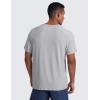 imageCRZ YOGA Cloudweight Mens Workout Comfy TShirts Lightweight Moisture Wicking Athletic Casual Short Sleeve Crew Neck ShirtSilver Gray