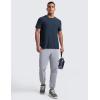 imageCRZ YOGA Cloudweight Mens Workout Comfy TShirts Lightweight Moisture Wicking Athletic Casual Short Sleeve Crew Neck ShirtTrue Navy