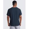 imageCRZ YOGA Cloudweight Mens Workout Comfy TShirts Lightweight Moisture Wicking Athletic Casual Short Sleeve Crew Neck ShirtTrue Navy