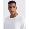 imageCRZ YOGA Cloudweight Mens Workout Comfy TShirts Lightweight Moisture Wicking Athletic Casual Short Sleeve Crew Neck ShirtWhite