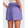 imageCRZ YOGA Comfy Ribbed Sweat Shorts for Women High Waisted Lyocell for Casual Lounge Athletic Jersey with PocketsDark Lavender Purple