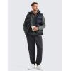 imageCRZ YOGA Cotton Fleece Sweatpants for Men 32quot Loosed Fit Lounge Casual Elastic Bottom Sweat Pants with Zipper PocketsMysterious Grey