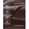 imageCRZ YOGA Fleece Crewneck Sweatshirt for Men Long Sleeve Breathable Workout Casual Pullover Basic Sweat ShirtsHot Fudge Brown
