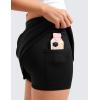 imageCRZ YOGA Girls Athletic Ruffle Skirts with Shorts Tennis Golf Dance School Kids Teen Skorts with PocketsBlack