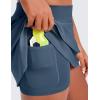 imageCRZ YOGA Girls Athletic Ruffle Skirts with Shorts Tennis Golf Dance School Kids Teen Skorts with PocketsStelindigo