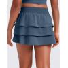 imageCRZ YOGA Girls Athletic Ruffle Skirts with Shorts Tennis Golf Dance School Kids Teen Skorts with PocketsStelindigo