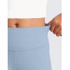 imageCRZ YOGA Girls Butterluxe Athletic Biker Shorts  Kids Teen High Waist Lounge Active Dance Yoga Running Buttery SoftCambric Blue