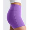 imageCRZ YOGA Girls Butterluxe Athletic Biker Shorts  Kids Teen High Waist Lounge Active Dance Yoga Running Buttery SoftRoyal Lilac