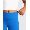 imageCRZ YOGA Girls Butterluxe Athletic Biker Shorts  Kids Teen High Waist Lounge Active Dance Yoga Running Buttery SoftSparkle Blue