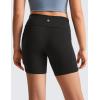 imageCRZ YOGA Girls Butterluxe Athletic High Waist Biker Shorts with Pockets  Lounge Active Dance Yoga Running Kids TeenBlack