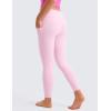 imageCRZ YOGA Girls Butterluxe Athletic Leggings with Pockets  High Waist Lounge Kids Teen Pants Yoga Active Dance Running TightsPink Peony