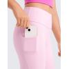 imageCRZ YOGA Girls Butterluxe Athletic Leggings with Pockets  High Waist Lounge Kids Teen Pants Yoga Active Dance Running TightsPink Peony