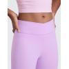 imageCRZ YOGA Girls Butterluxe Crossover Athletic Leggings  High Waist V Cross Kids Lounge Pants Yoga Active Dance Running TightsElfin Purple