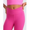 imageCRZ YOGA Girls Butterluxe Crossover Athletic Leggings  High Waist V Cross Kids Lounge Pants Yoga Active Dance Running TightsHibiscus Purple