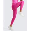 imageCRZ YOGA Girls Butterluxe Crossover Athletic Leggings  High Waist V Cross Kids Lounge Pants Yoga Active Dance Running TightsHibiscus Purple