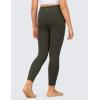 imageCRZ YOGA Girls Butterluxe Crossover Athletic Leggings  High Waist V Cross Kids Lounge Pants Yoga Active Dance Running TightsOlive Green