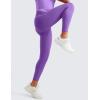 imageCRZ YOGA Girls Butterluxe Crossover Athletic Leggings  High Waist V Cross Kids Lounge Pants Yoga Active Dance Running TightsRoyal Lilac