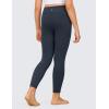 imageCRZ YOGA Girls Butterluxe Crossover Athletic Leggings  High Waist V Cross Kids Lounge Pants Yoga Active Dance Running TightsTrue Navy