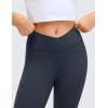 imageCRZ YOGA Girls Butterluxe Crossover Athletic Leggings  High Waist V Cross Kids Lounge Pants Yoga Active Dance Running TightsTrue Navy