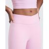 imageCRZ YOGA Girls Butterluxe Crossover Athletic Leggings  High Waist V Cross Kids Lounge Pants Yoga Active Dance Running TightsVita Pink