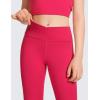 imageCRZ YOGA Girls Butterluxe Crossover Athletic Leggings  High Waist V Cross Kids Lounge Pants Yoga Active Dance Running TightsViva Magenta