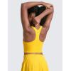 imageCRZ YOGA Girls Butterluxe Double Lined Tank Tops High Neck Racerback Cropped Basic Sleeveless Dance YogaHigh Visibility Yellow
