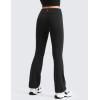 imageCRZ YOGA Girls Butterluxe Flare Leggings  Kids High Waist Bell Bottoms Bootcut Lounge Casual Active Yoga Dance PantsBlack