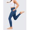 imageCRZ YOGA Girls Butterluxe Full Length Athletic Leggings  Kids High Waist Lounge Pants Active Dance Running Yoga TightsFrench Navy