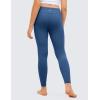imageCRZ YOGA Girls Butterluxe Full Length Athletic Leggings  Kids High Waist Lounge Pants Active Dance Running Yoga TightsFrench Navy