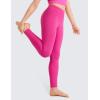 imageCRZ YOGA Girls Butterluxe Full Length Athletic Leggings  Kids High Waist Lounge Pants Active Dance Running Yoga TightsHibiscus Purple