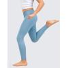 imageCRZ YOGA Girls Butterluxe Full Length Athletic Leggings  Kids High Waist Lounge Pants Active Dance Running Yoga TightsPure Blue
