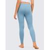 imageCRZ YOGA Girls Butterluxe Full Length Athletic Leggings  Kids High Waist Lounge Pants Active Dance Running Yoga TightsPure Blue