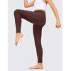 imageCRZ YOGA Girls Butterluxe Full Length Athletic Leggings  Kids High Waist Lounge Pants Active Dance Running Yoga TightsTaupe