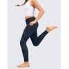 imageCRZ YOGA Girls Butterluxe Full Length Athletic Leggings  Kids High Waist Lounge Pants Active Dance Running Yoga TightsTwilight Blue