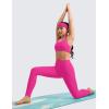 imageCRZ YOGA Girls Butterluxe Training Bra  Strappy Scoop Neck for Teens Kids Yoga Sports Comfort Dance Crop TopHibiscus Purple