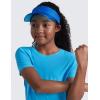 imageCRZ YOGA Girls Cloudweight Athletic T Shirts Short Sleeve Tees Crew Neck Side Slit Teen Kids Active Gym Casual Quick DryKayak Blue