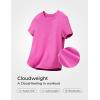 imageCRZ YOGA Girls Cloudweight Athletic T Shirts Short Sleeve Tees Crew Neck Side Slit Teen Kids Active Gym Casual Quick DryLight Purple