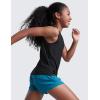 imageCRZ YOGA Girls Cloudweight Athletic Tank Tops Hip Length Crew Neck Sleeveless Teen Kids Active Casual Dance YogaBlack