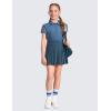 imageCRZ YOGA Girls Pleated Skirt with Shorts Tennis Athletic School Kids Teen Skorts with PocketsStelindigo
