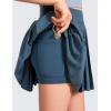 imageCRZ YOGA Girls Pleated Skirt with Shorts Tennis Athletic School Kids Teen Skorts with PocketsStelindigo