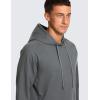 imageCRZ YOGA Hoodies for Men French Terry Hooded Sweatshirts Workout Athletic Casual Pullover Tops with PocketAnthracite