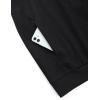 imageCRZ YOGA Hoodies for Men French Terry Hooded Sweatshirts Workout Athletic Casual Pullover Tops with PocketBlack