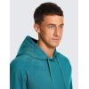 imageCRZ YOGA Hoodies for Men French Terry Hooded Sweatshirts Workout Athletic Casual Pullover Tops with PocketGreen Jade
